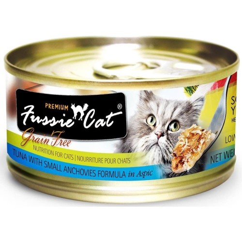 Fussie Cat Black Label Tuna with Small Anchovies( 吞拿魚 + 白魚 )