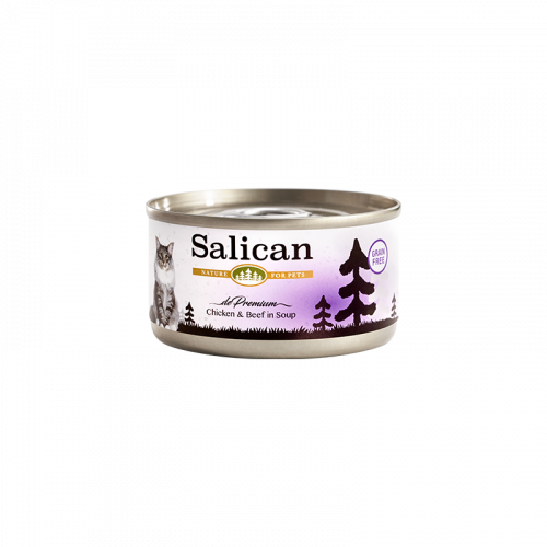 Salican - Chicken & Beef in Soup 鮮雞肉、牛肉配方（清湯）- 85g