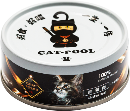 Catpool 貓侍低敏主食罐 80g-純雞肉
