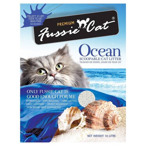 Fussie Cat Litter Ocean (海洋味)10L