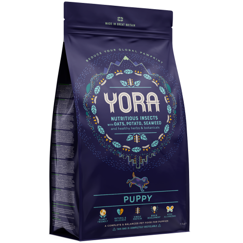 YORA 單一昆蟲蛋白頂級完整配方(幼犬)乾糧 1.5kg