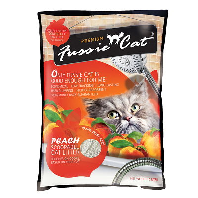 Fussie Cat Litter Peach (桃味)10L