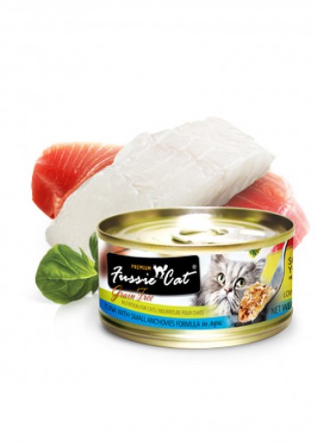 Fussie Cat Black Label Tuna with Anchovy Formula in Aspic (24 x 80g) ( 吞拿魚 + 鯷魚 )