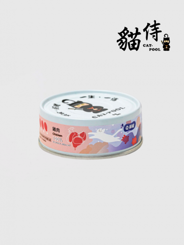 Catpool 貓侍主食罐–Q 彈罐 80g-雞肉