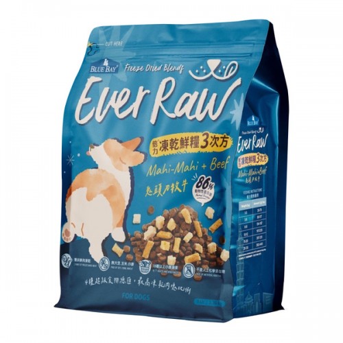 BLUE BAY倍力Ever Raw 三次方-凍乾鮮糧(鬼頭刀牧牛)1.36kg