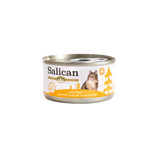 Salican - Tuna White Meat With Anchovy In Jelly白肉吞拿魚、鯷魚（啫哩） - 85g