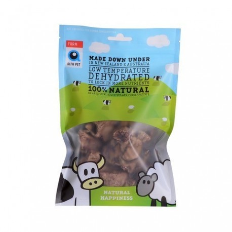 AlfaPet Natural Treat Farm Series - Beef Meaty Cube 牛肉粒50g