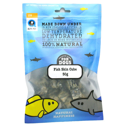 AlfaPet Natural Treat Sea Series - Fishskin Cube魚皮方塊