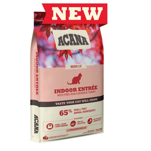 ACANA 無穀物成貓乾糧 - 室內貓配方 1.8kg