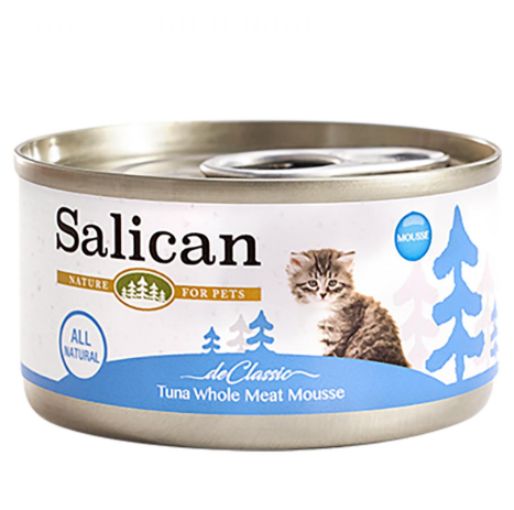 Salican - Tuna Whole Meat Mousse純吞拿魚貓罐頭（慕斯）- 85g