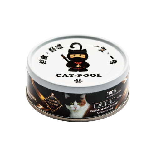 Catpool 貓侍低敏主食罐 80g-海三仙