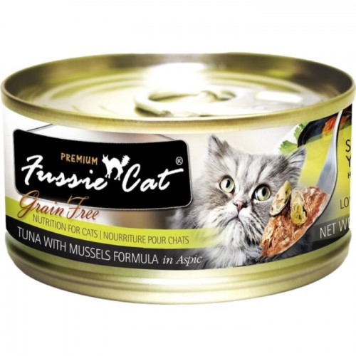 Fussie Cat Black Label Tuna with mussel ( 吞拿魚 + 青口 )