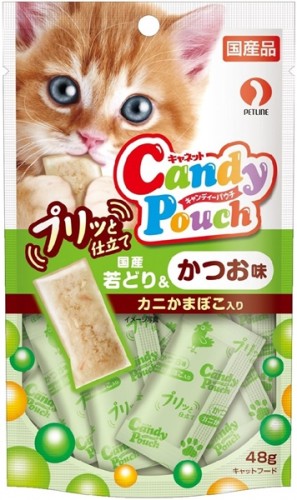 [貓糖果】鷄肉+鰹魚+蟹柳棒