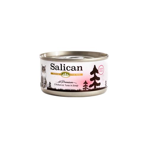 Salican - Chicken & Tuna in Soup鮮雞肉、吞拿魚配方 - 85g