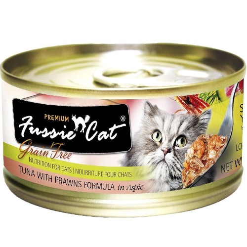 Fussie Cat Black Label Tuna with Prawns( 吞拿魚 + 虎蝦 )