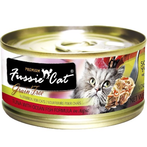 Fussie Cat Black Label Tuna with Ocean Fish( 吞拿魚 + 海魚 )