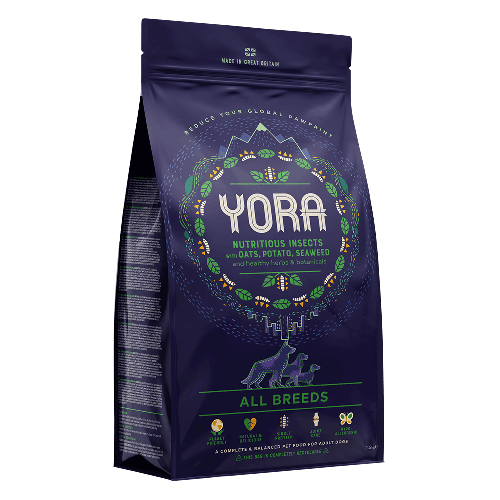 YORA - 單一昆蟲蛋白頂級完整配方 *成犬全犬種* 狗乾糧 1.5kg