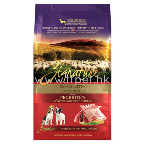 Zignature 超越無穀物全犬狗糧 [羊肉配方] (細粒裝) 4LB 