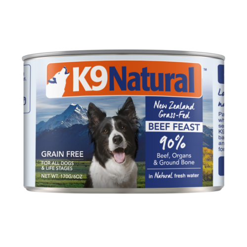 K9 Natural 狗主食罐頭 (牛肉盛宴) Beef Feast 170g