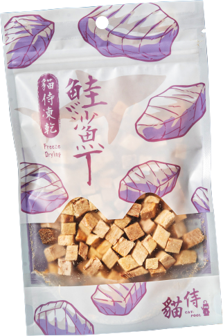 Catpool 貓侍冷凍乾燥零食(凍乾)-鮭鯊丁 40g