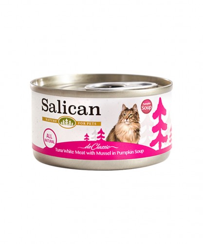 Salican - Tuna White Meat With Mussel In Pumpkin Soup 白肉吞拿魚、青口（南瓜湯）- 85g