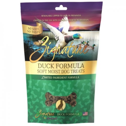 Zignature Duck Formula Soft Moist Dog Treats (4oz)超越鴨肉香軟鮮肉小食