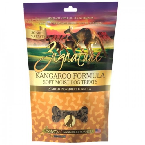 Zignature Kangaroo Formula Soft Moist Dog Treats (4oz) 超越袋鼠香軟鮮肉小食