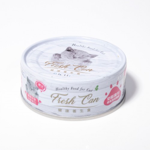 Fresh Can-慕斯主食罐-成長發育機能幼貓純雞肉（粉紅罐）